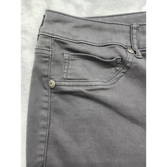 Maurices High Rise Skinny Jeans Size 20 Gray Stretch Denim Ankle Casual Neutral - Picture 2 of 12
